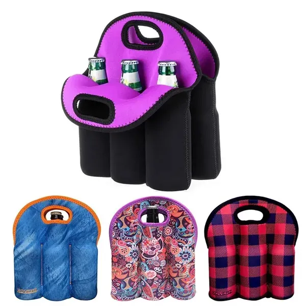 Six Pack Bottle Can Tote Bag Cooler