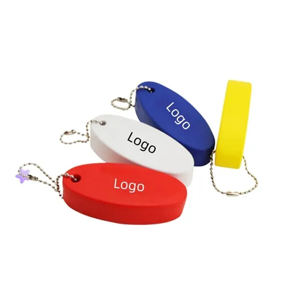 Oval Floater Keychain