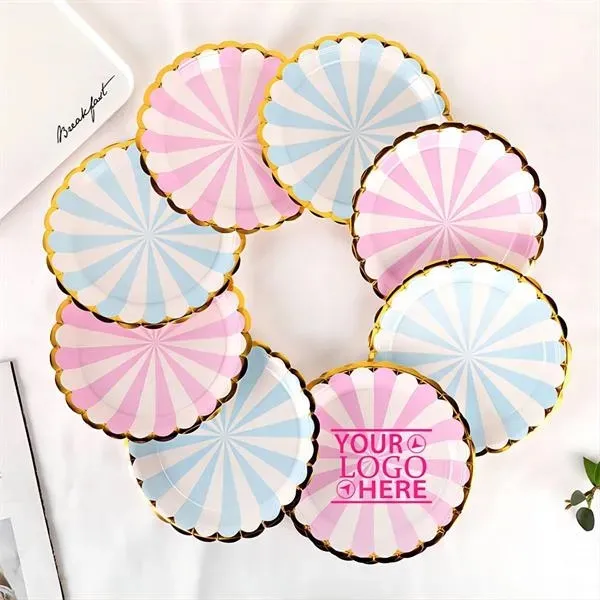 Round Disposable Paper Plates