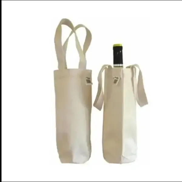 10 Oz. Cotton Wine Bottle Tote