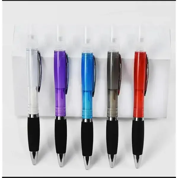 Twist Action Ballpoint Pen With Spary Bottle