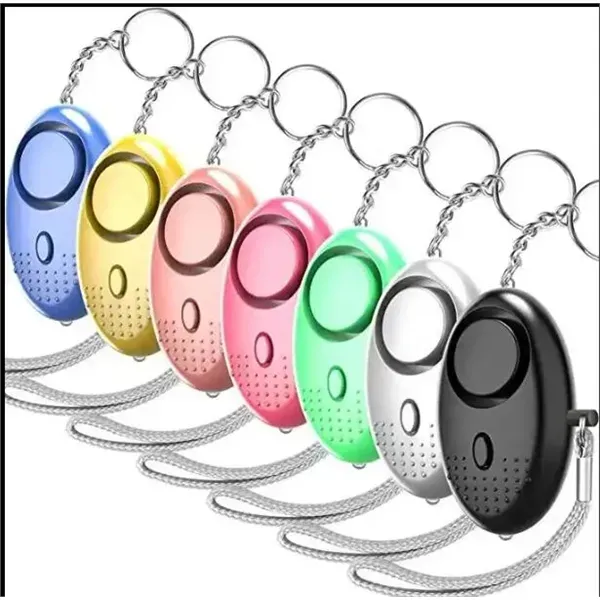 Personal Security Alarm Keychain with LED Lights