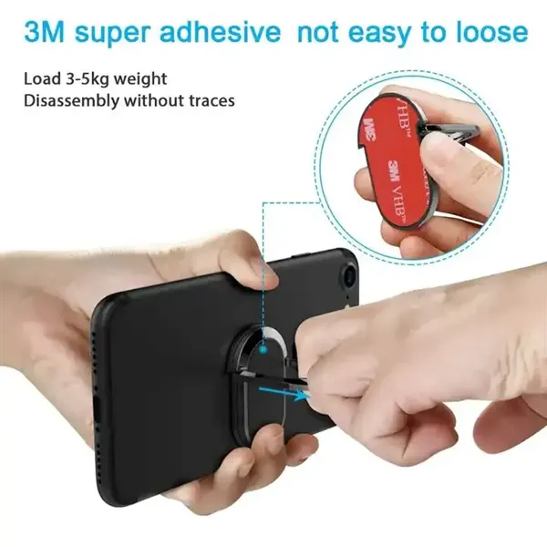 Cell Phone Finger Ring Holder Kick Stand 360 degree Rotation