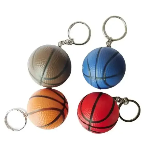 Stress Reliever Ball Key Chain