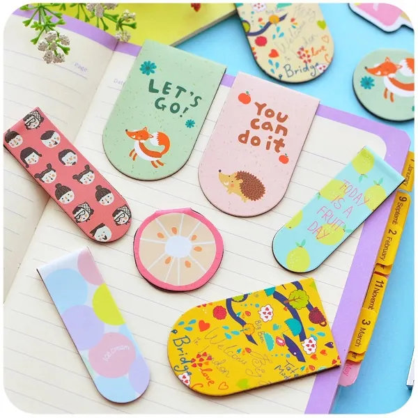 Custom Magnetic Bookmark folding