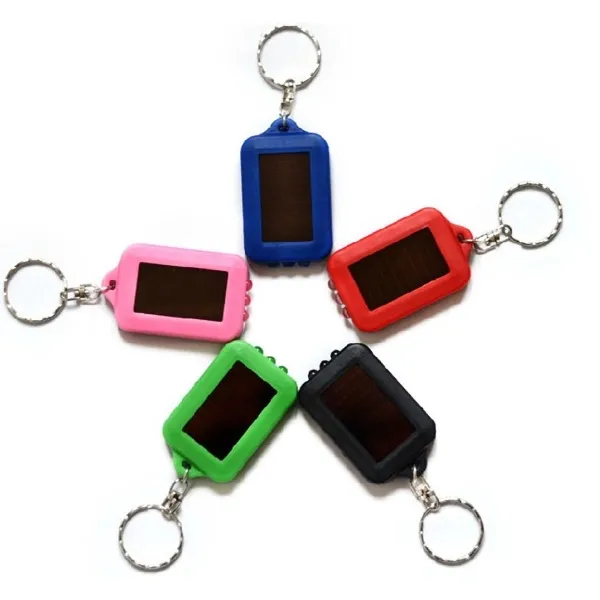 Solar Flashlight With Key Chain