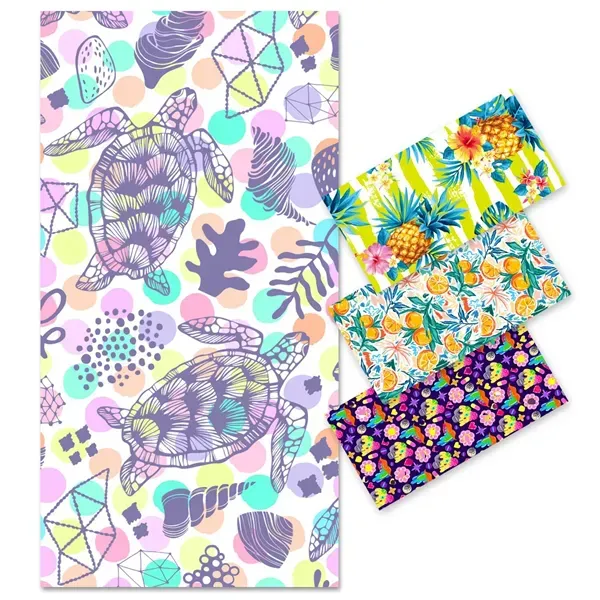 Printed beach towel