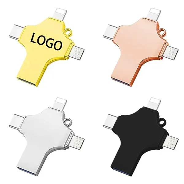 4 in 1 USB flash drive 8GB