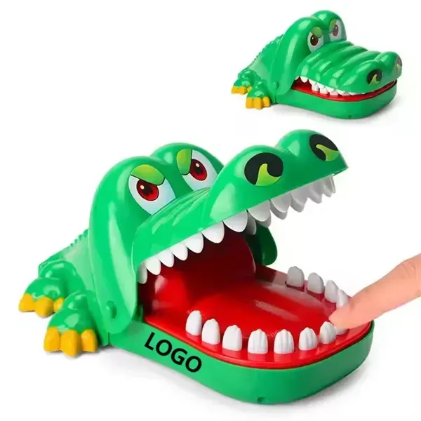 Finger biting crocodile toy