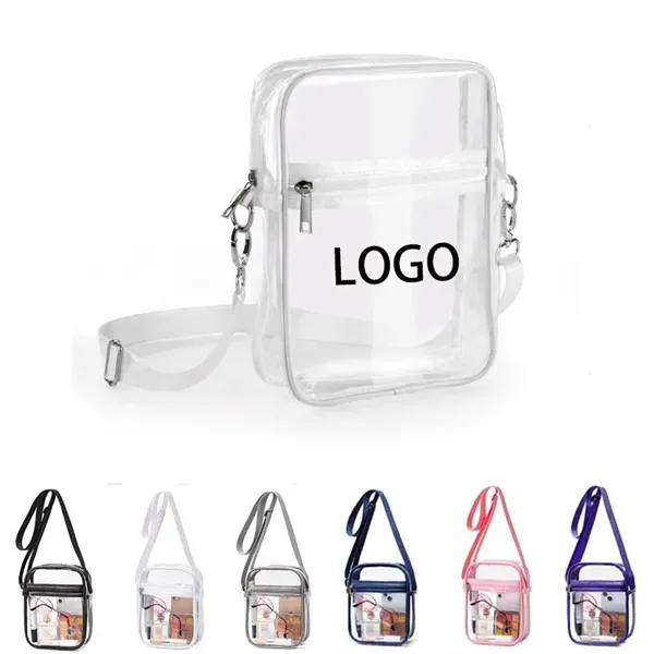 Transparent PVC Fashion Crossbody Purse