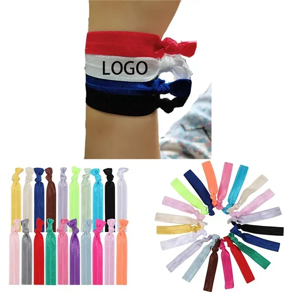 Colorful Elastic Knotted Hair Tie