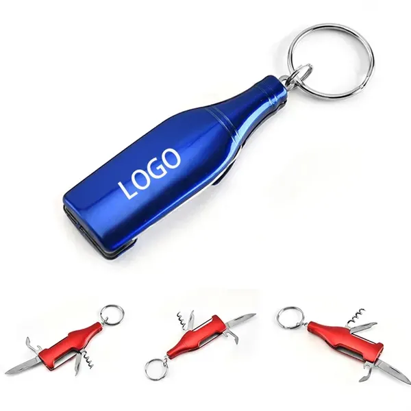 Stainless Steel Corkscrew Bottle Opener