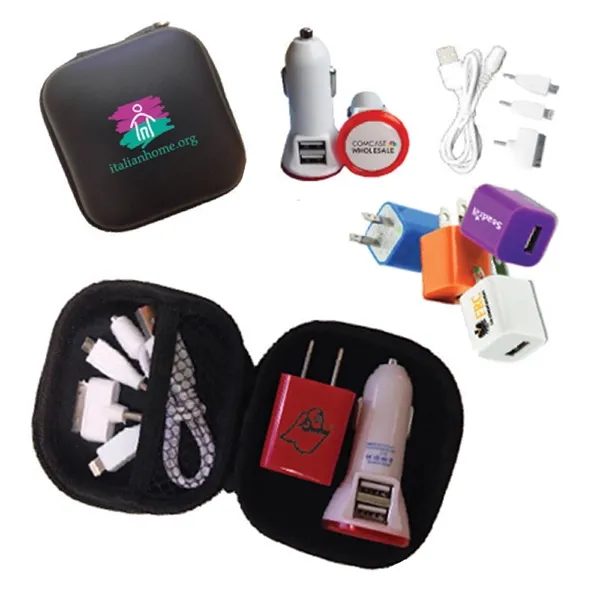 Light Up Charger Travel Kit