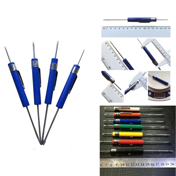 Double end Phillips with flat head Screwdriver