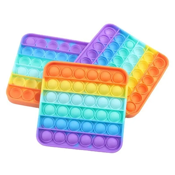 Pop It Fidget Toy - Square Full color