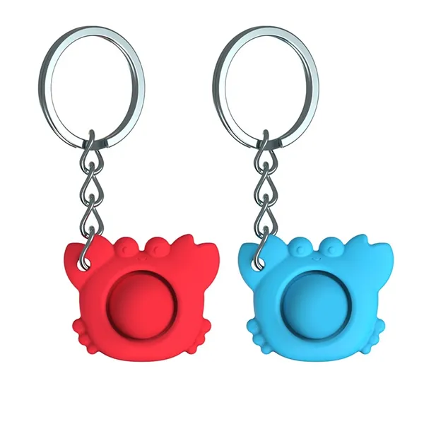 Crab Fidget Dimple Keychain