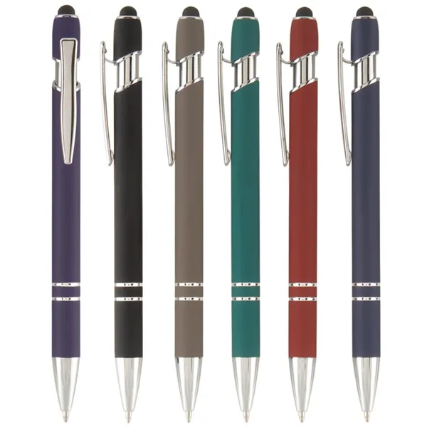 Ellipse Softy w/Stylus - Laser Engraved - Metal Pen