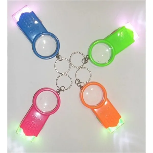 Lovely LED Promotional Magnifier Light;LED Flashlight With M