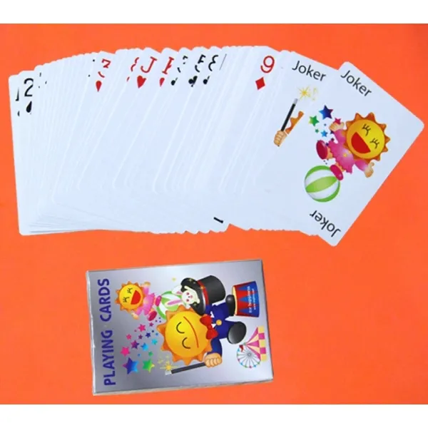 Custom blue core paper playing cards poker