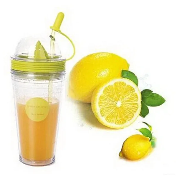 19 oz Lemon Tumber infuser water bottle