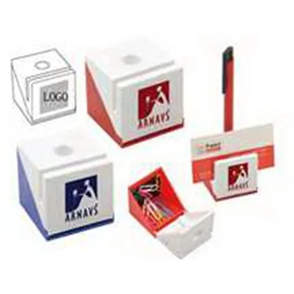 Mini-sized Two Color Business Card Holder