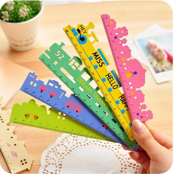 Candy Color Wooden Ruler