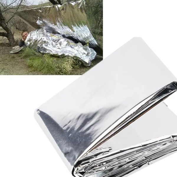 Reusable Waterproof Emergency PET Blanket Outdoor Survival H