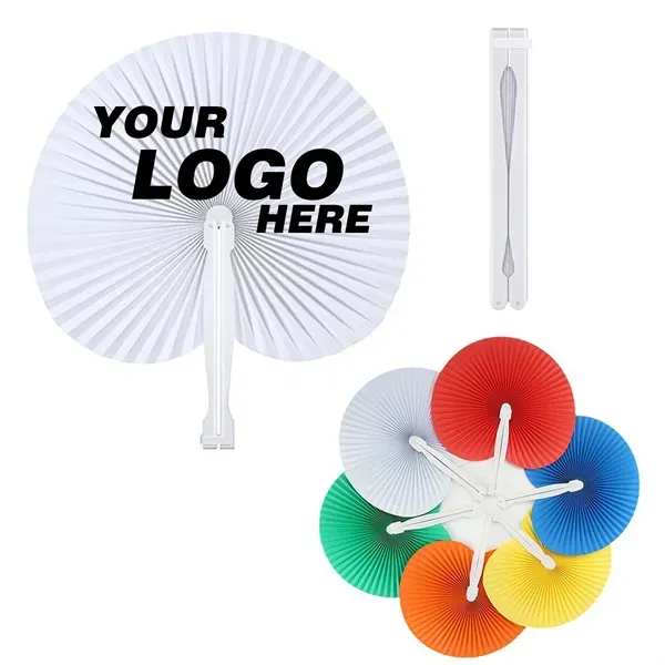 Round Shape Folding Fan