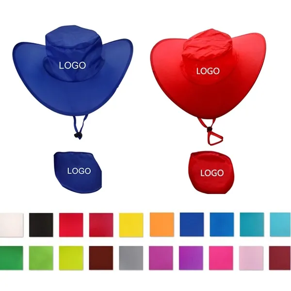 Folding Cowboy Hat With Pouch