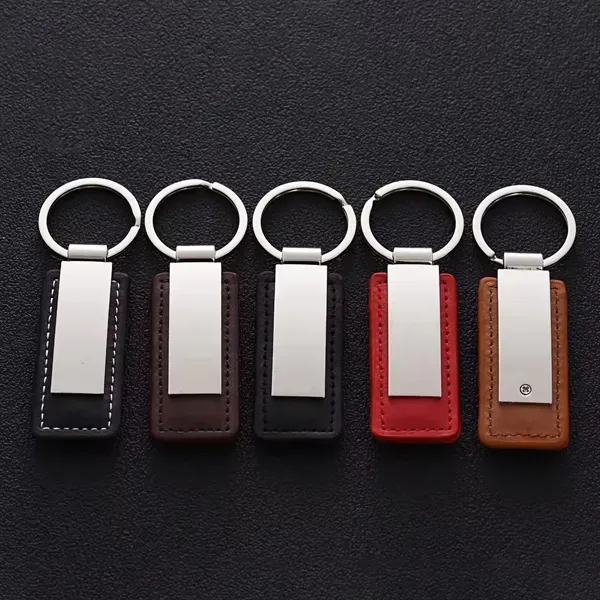 Leatherette Key Tag