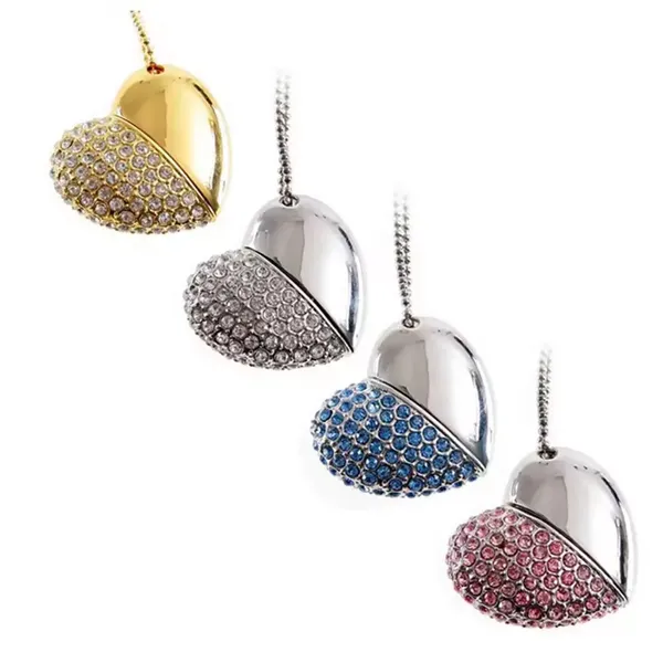 Heart shape 4GB USB flash drive